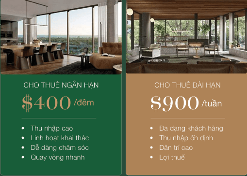 Mô phỏng giá cho thuê hấp dẫn của Verdé