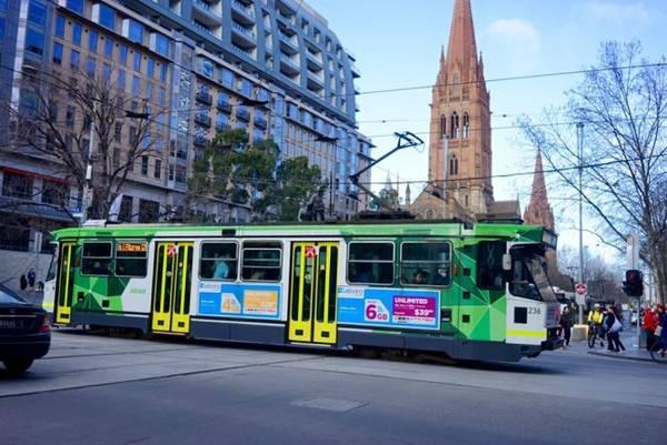 Traffic in Melbourne.