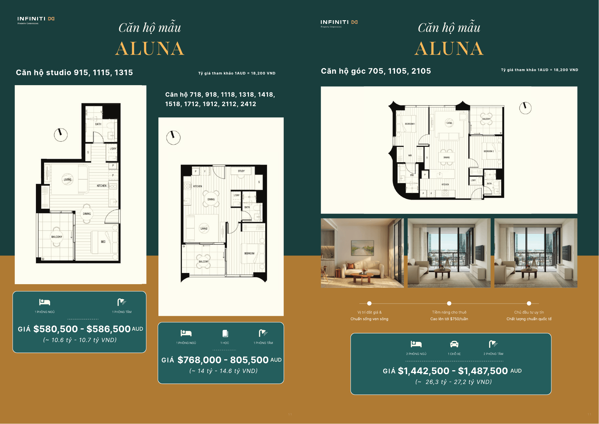 Aluna show apartment