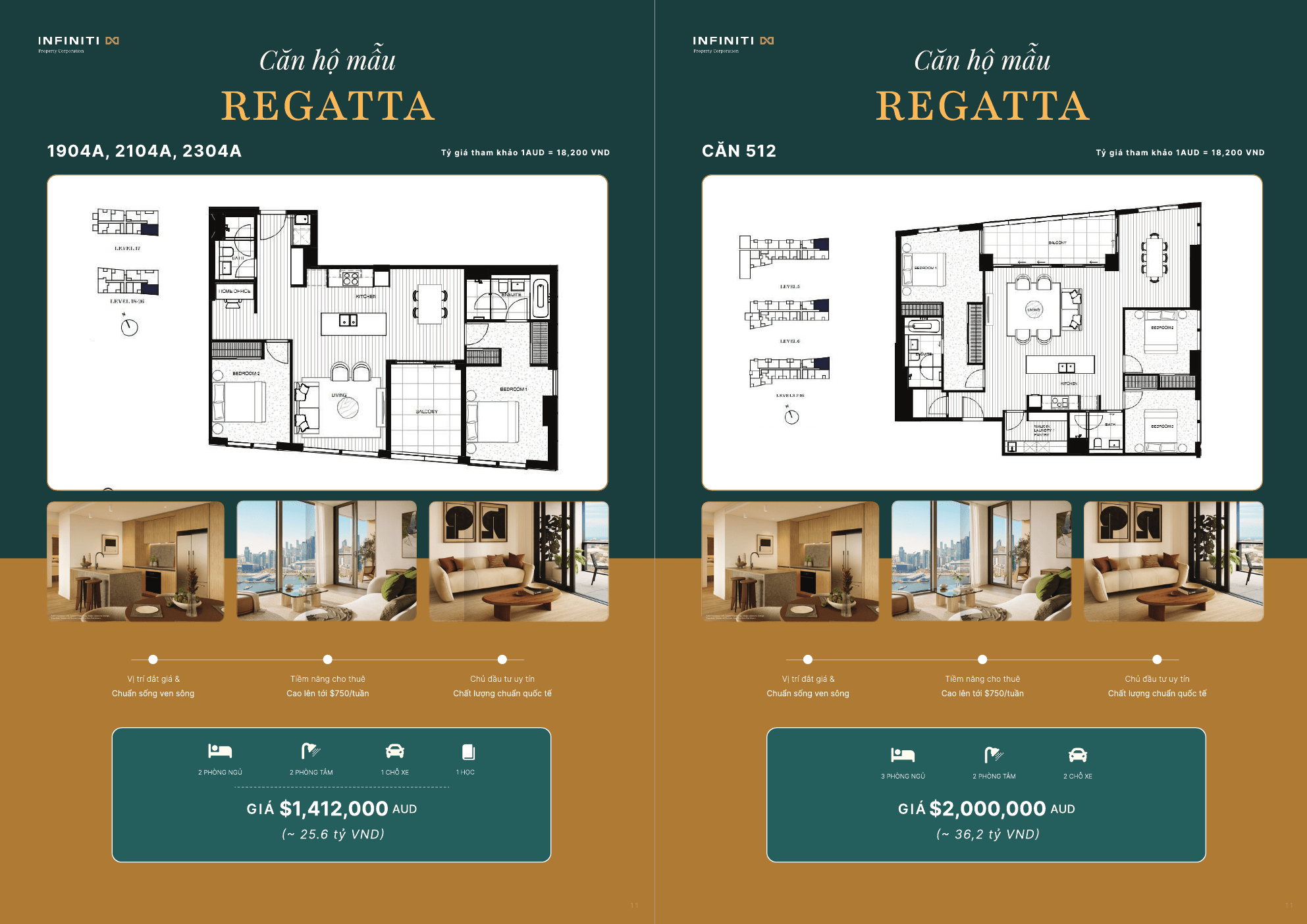 Regatta show apartment